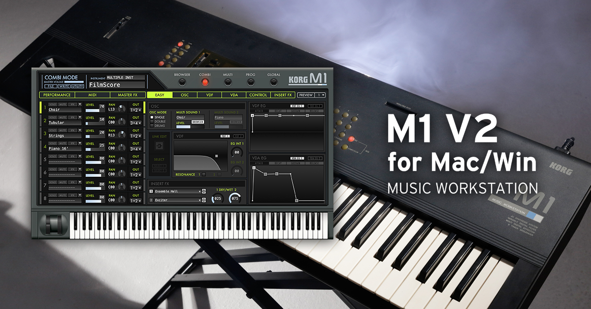 M1 V2 for Mac/Win - MUSIC WORKSTATION | KORG (Japan)