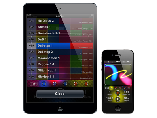 KORG Kaossilator for Android - DYNAMIC PHRASE SYNTHESIZER