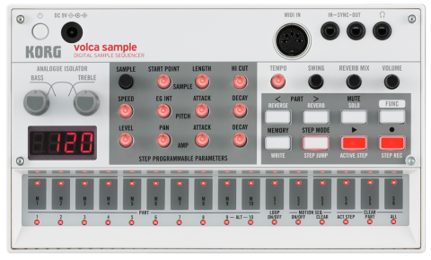 Features | volca sample - DIGITAL SAMPLE SEQUENCER | KORG (Japan)