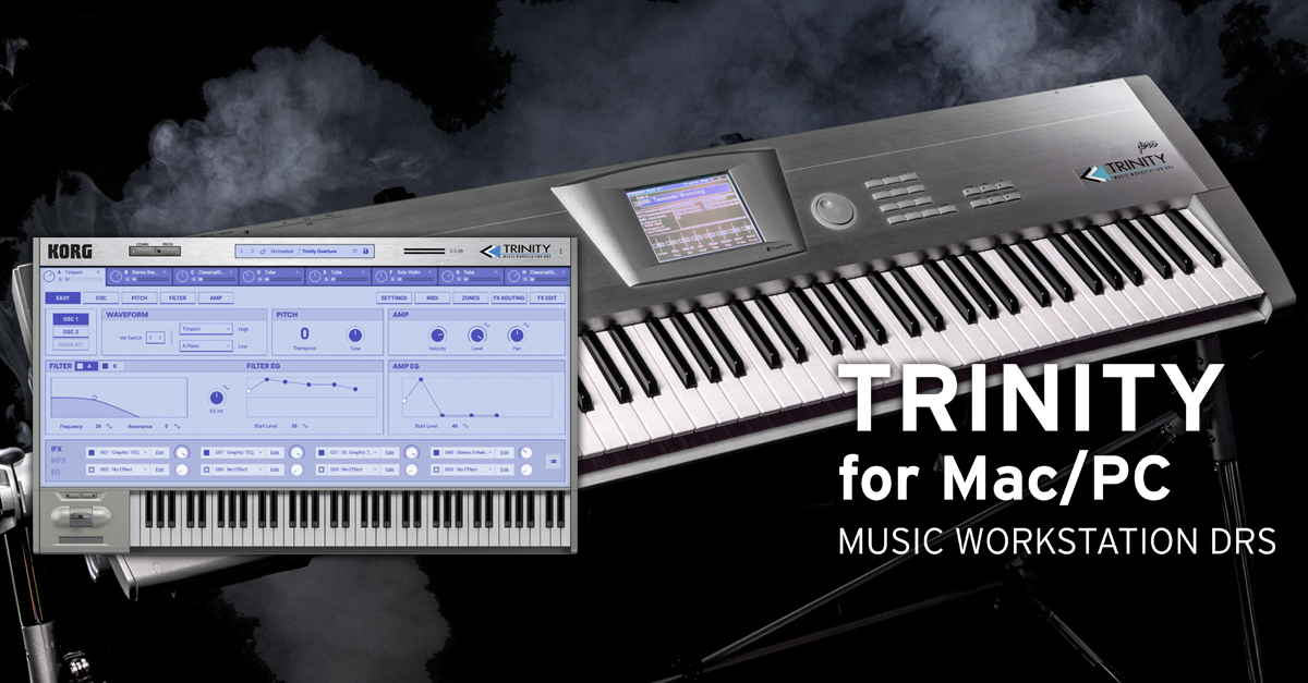 TRINITY for Mac/PC - MUSIC WORKSTATION DRS | KORG (Japan)