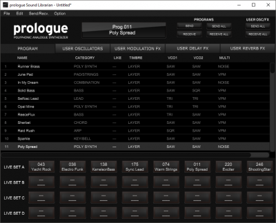 Librarian and Contents | prologue - POLYPHONIC ANALOGUE