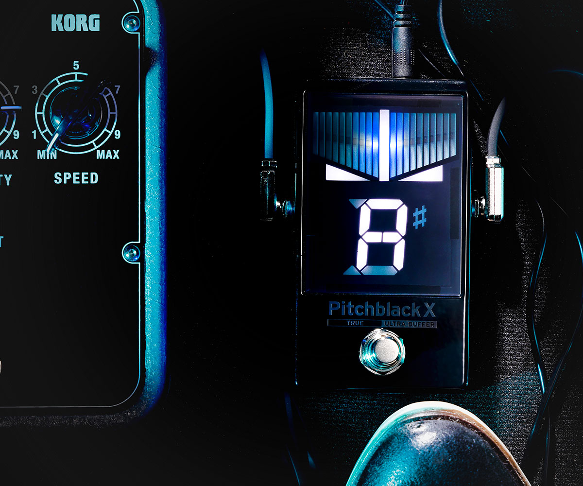 Pitchblack X   CHROMATIC PEDAL TUNER   KORG Japan