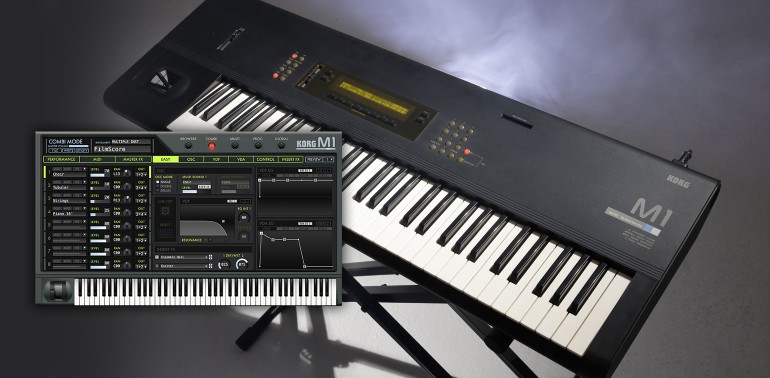 【ジャンク品】M1 KORG：写真の付属品あり (パーツ取り用でご購入下さい)