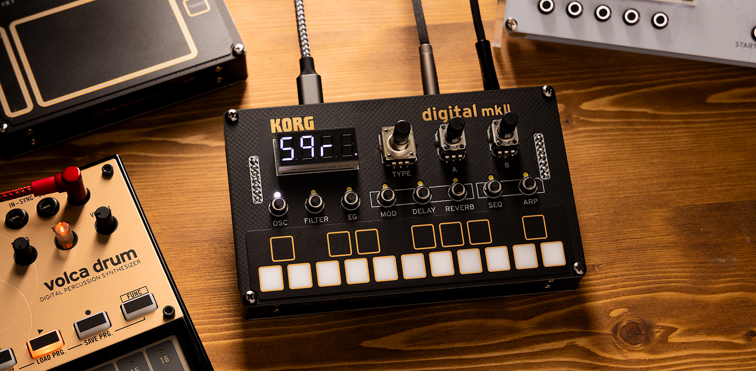 NTS-1 digital kit mkII - PROGRAMMABLE SYNTHESIZER KIT | KORG (Japan)