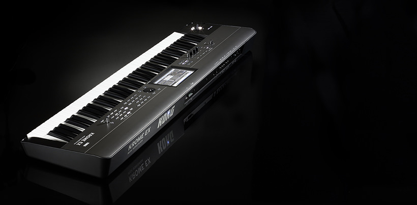 鍵盤楽器 KORG KROME EX61 Korg Krome EX 61 – Music Workstation – ProSoundGear.com