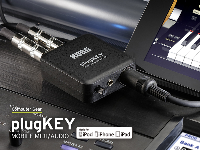 KORG plugKEY モバイル MIDI/オーディオ Korg Plugkey White Mobile MIDI Audio Lightning Interface | eBay