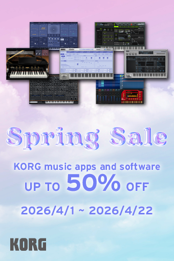 KORG music apps and software - Spring Sale