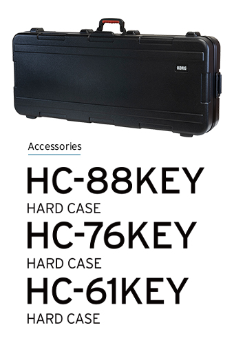 HC-61KEY, HC-76KEY, HC-88KEY