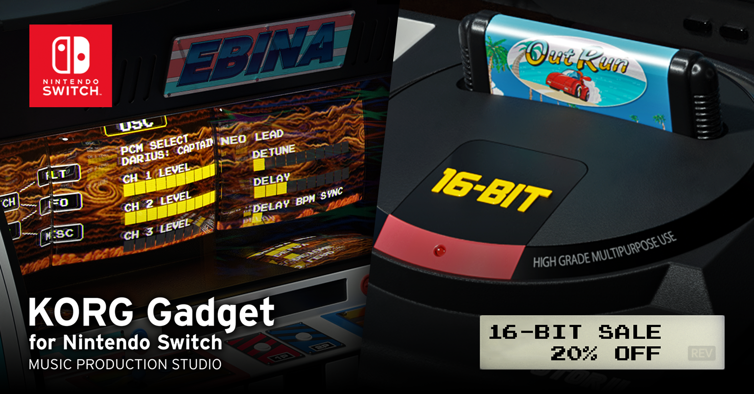News 16 Bit Sale The Dream Collaboration With Korg Gadget For Nintendo Switch Limited Time Sale For Otorii Ebina Gadgets Korg Philippines