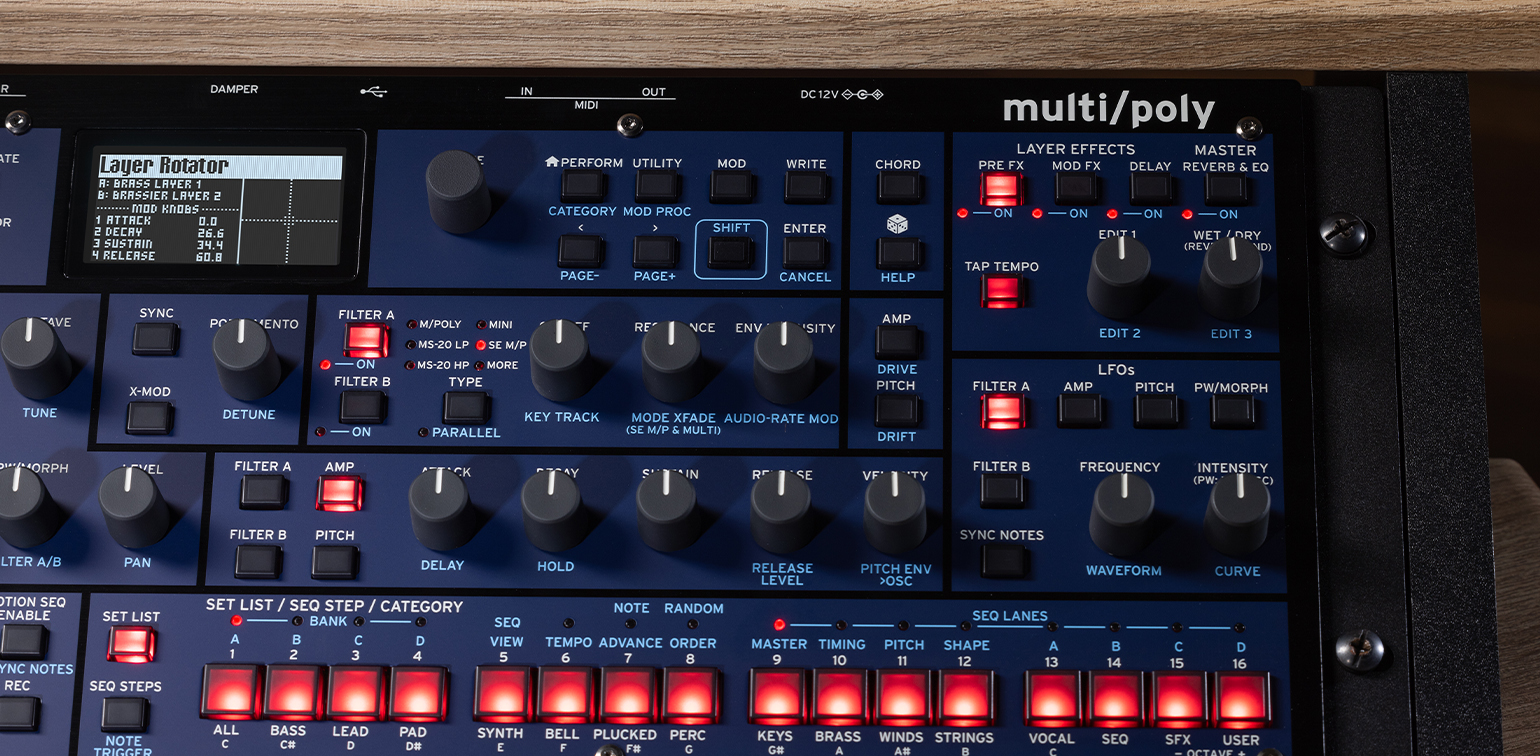 multi/poly module - ANALOG MODELING SYNTHESIZER | KORG (Romania)