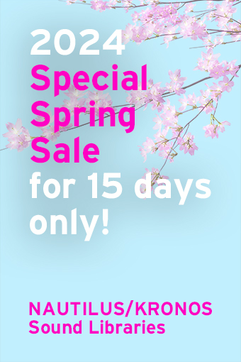NAUTILUS/KRONOS Sound Libraries 2024 Special Spring Sale