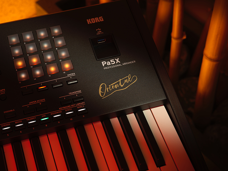 KORG　A3　スティーブハウ Korg Pa5X 76 Arranger Workstation Keyboard, 76-Key | zZounds