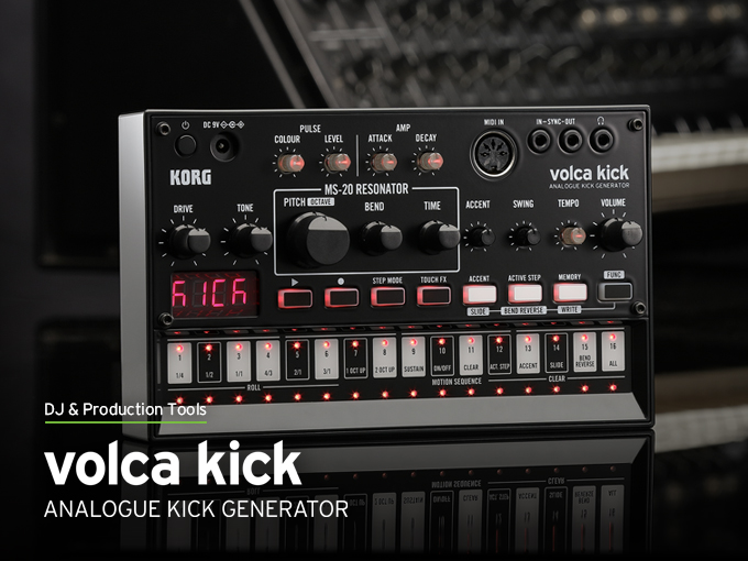 volca kick - ANALOGUE KICK GENERATOR | KORG (Singapore)