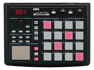 KORG pad KONTROL MIDI ドラムパッド padKONTROL - MIDI STUDIO CONTROLLER | KORG (Singapore)