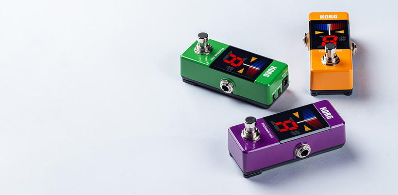 Pitchblack mini GR/OR/PU - PEDAL TUNER | KORG (Singapore)