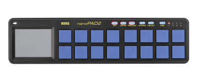 nanoSERIES2 BLYL/ORGR - SLIM-LINE USB KEYBOARD / CONTROLLER