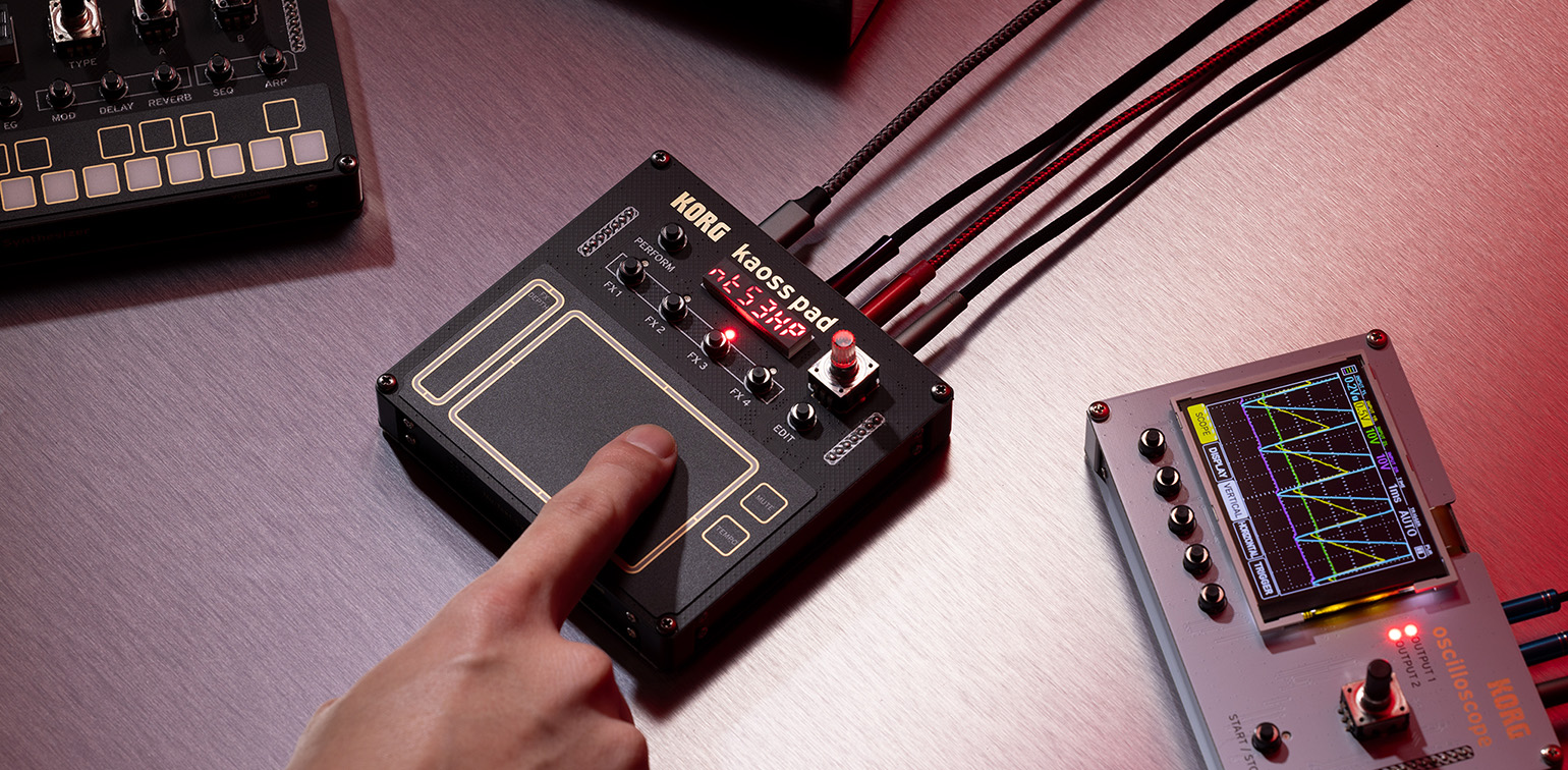 NTS-3 kaoss pad kit - PROGRAMMABLE EFFECT KIT | KORG (Turkey)