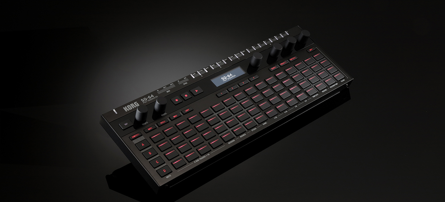 KORG SQ-64 ポリフォニックシーケンサー SQ-64 - POLY SEQUENCER | KORG (Turkey)