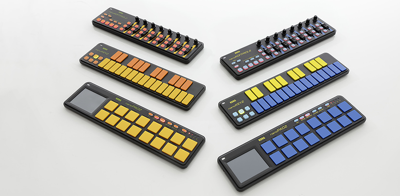 nanoSERIES2 BLYL/ORGR - SLIM-LINE USB KEYBOARD / CONTROLLER | KORG