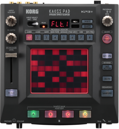 Features | KAOSS PAD KP3+ - DYNAMIC EFFECT/SAMPLER | KORG (Turkey)