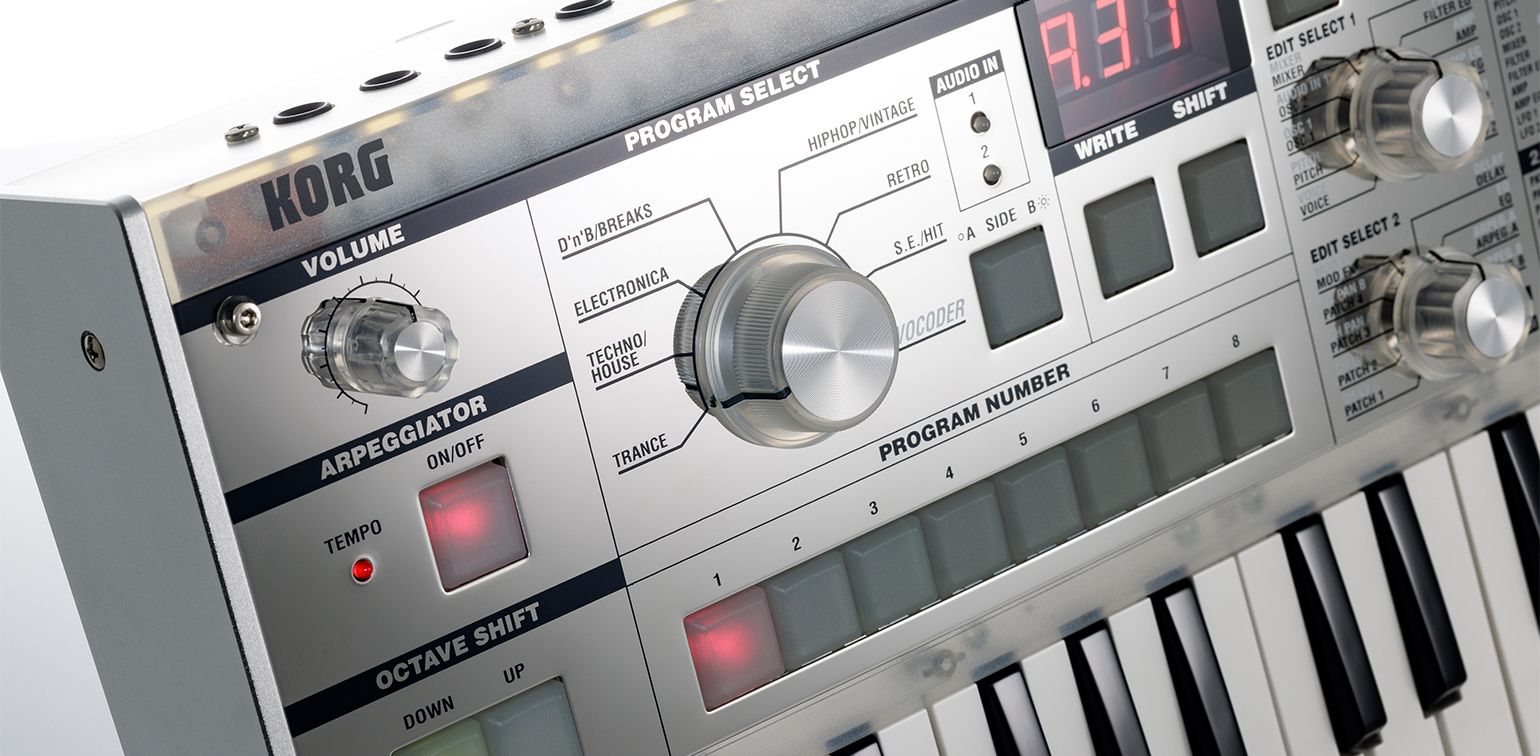 microKORG Crystal - SYNTHESIZER/VOCODER | KORG (Taiwan)