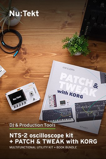 NTS-2 oscilloscope kit + PATCH&TWEAK with KORG