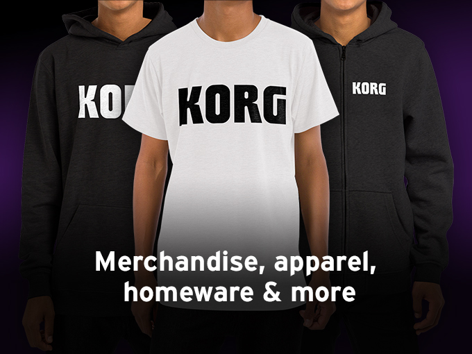 Korg merchandise, apparel, homeware & more