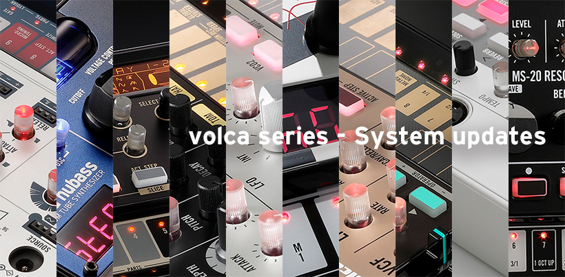 News | Updates - Latest system updater for 10 products of volca series