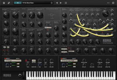 MS-20 V2 for Mac/Win - SEMI-MODULAR SYNTHESIZER | KORG (U.K.)