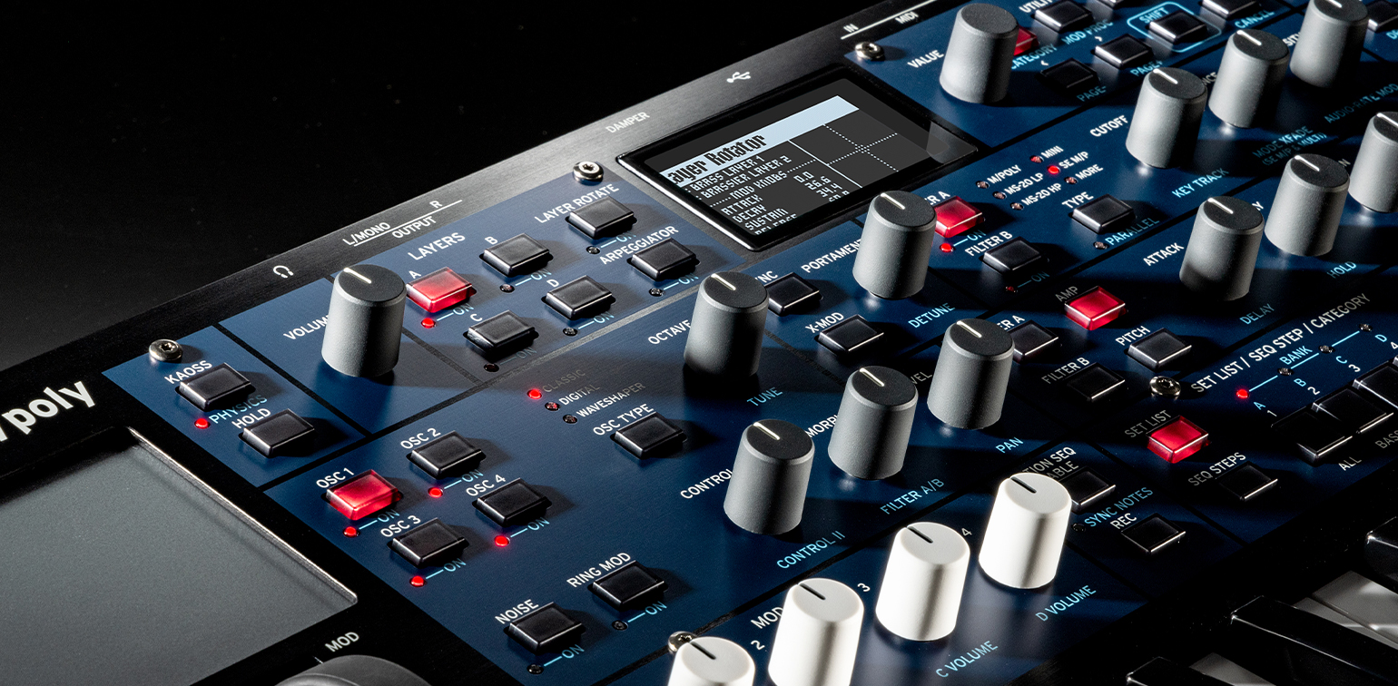 multi/poly - ANALOG MODELING SYNTHESIZER | KORG (U.K.)