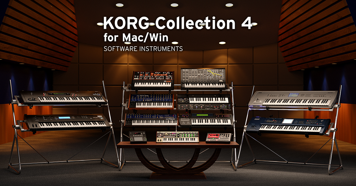 Collection | KORG Collection 4 for Mac/Win - SOFTWARE INSTRUMENTS 