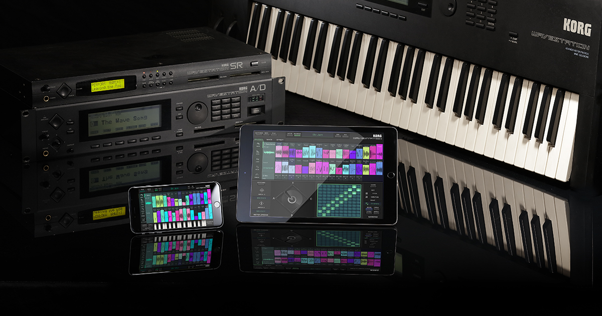 KORG iWAVESTATION - WAVE SEQUENCE SYNTHESIZER | KORG (U.K.)