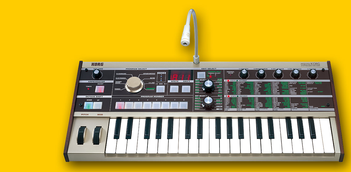 how to use the korg microkorg sound editor