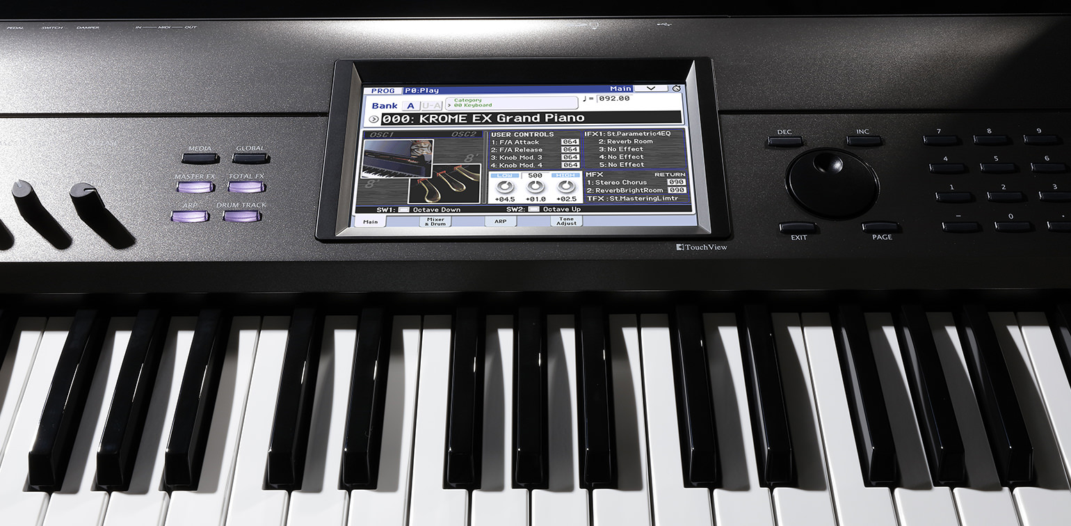 Korg Krome EX 88-Key Synthesizer Workstation 