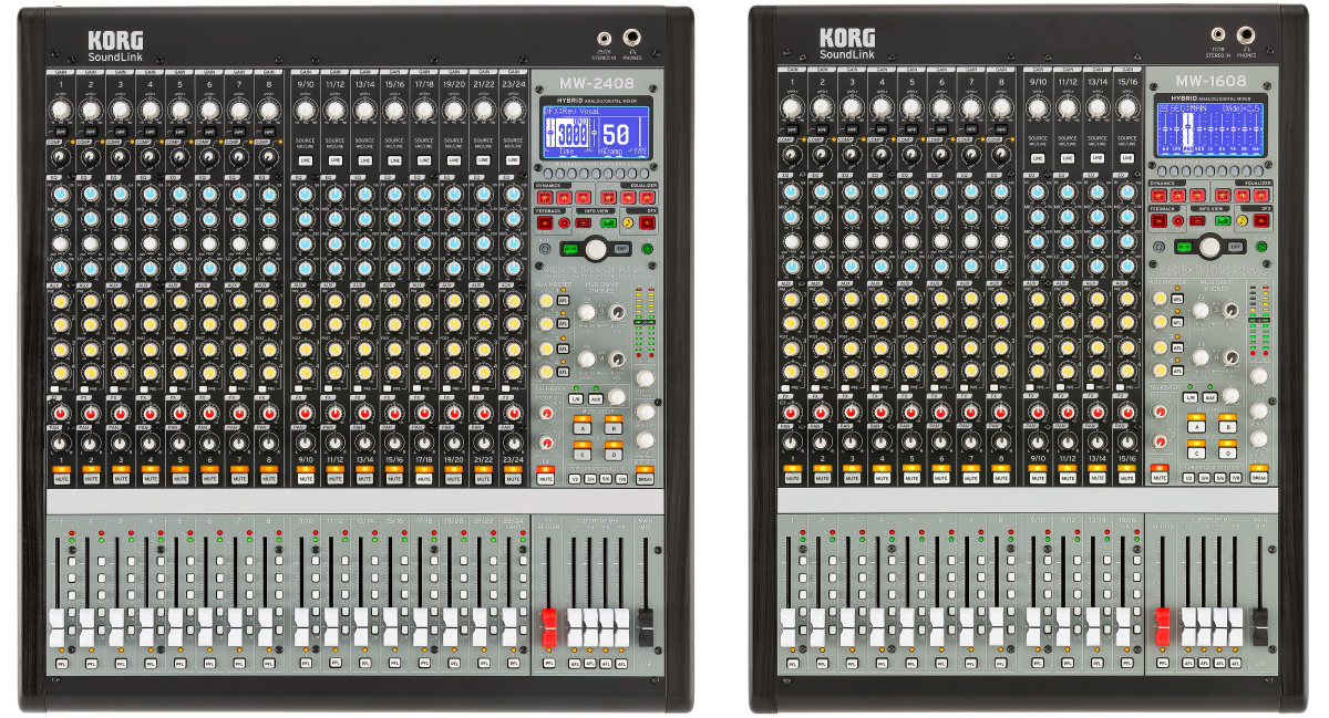 MW2408/1608 HYBRID ANALOG/DIGITAL MIXER (U.K.)