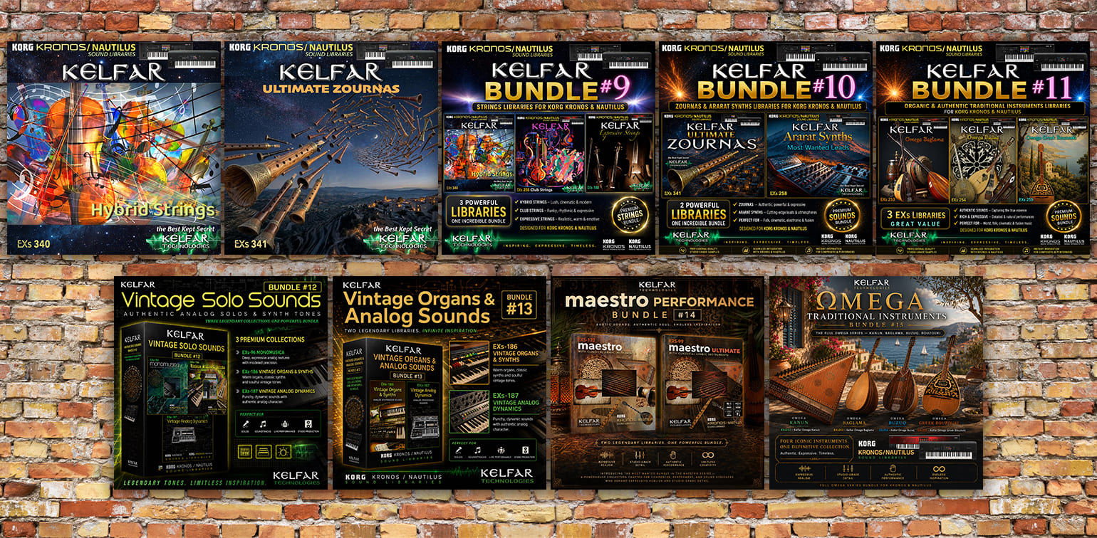 News | KRONOS/NAUTILUS Sound Libraries: New libraries from Kelfar