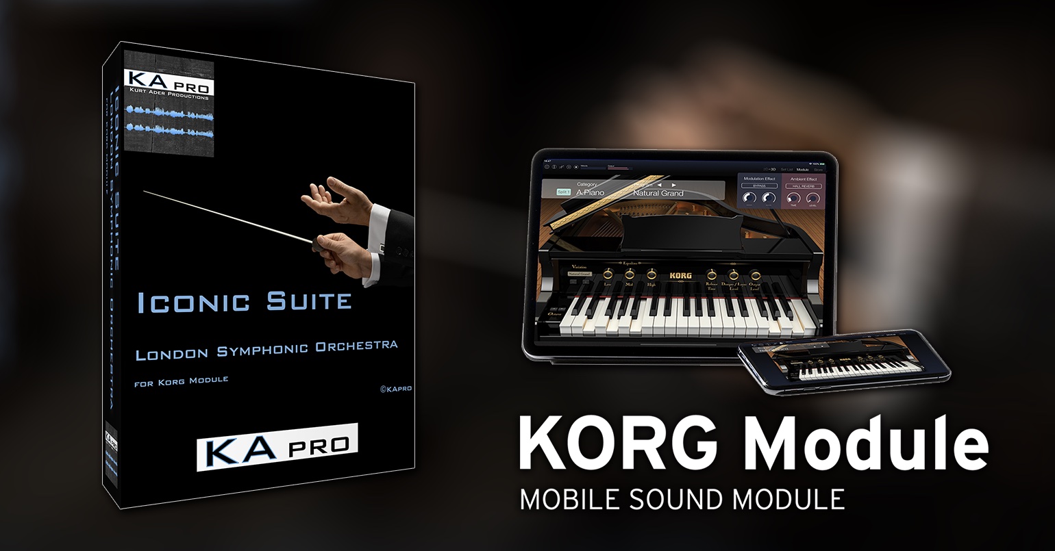 News, KApro Iconic Suite London Symphonic Orchestra: A New Sound  Expansion Library for KORG Module is Now Available. Introductory Sale!