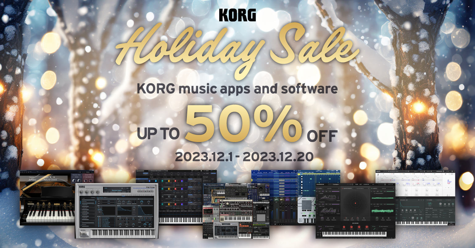 News, [Update in April] KORG Gadget 2 Plugins for PC - now with 7  additional gadgets! Limited Time Sale, only until May 2.