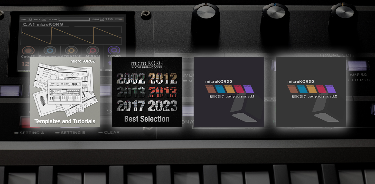 News | Introducing microKORG2 soundpacks! Holiday Sale. | KORG (USA)