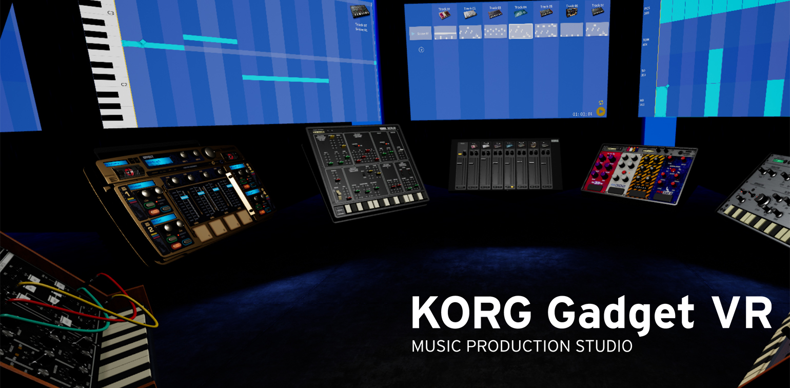 News | Make Music in Virtual Reality with the Full Release of KORG Gadget  VR, a Futuristic Music Production Studio Space. Available Now! | KORG (USA)