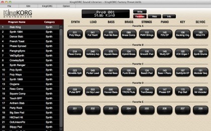 Features | KingKORG - SYNTHESIZER | KORG (USA)