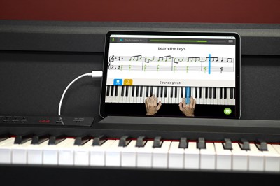 how to connect a piano to a computer