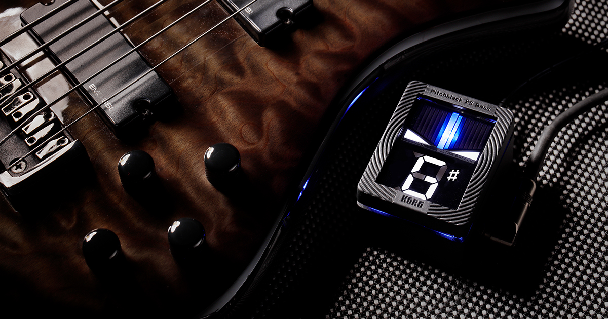 Pitchblack XS Bass - CHROMATIC PEDAL TUNER | KORG (USA)