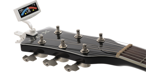 Korg aw-4g BK pitchcrow clip-on tuner dele dispositivo 12 voti chitarra Bass Nero 