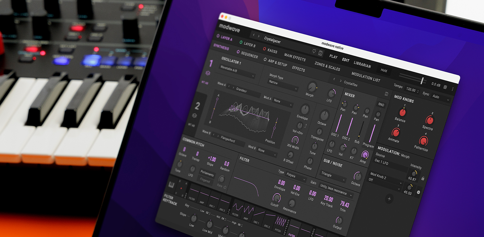 modwave native - WAVETABLE SYNTHESIZER | KORG (USA)