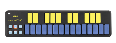 nanoSERIES2 BLYL/ORGR - SLIM-LINE USB KEYBOARD / CONTROLLER | KORG