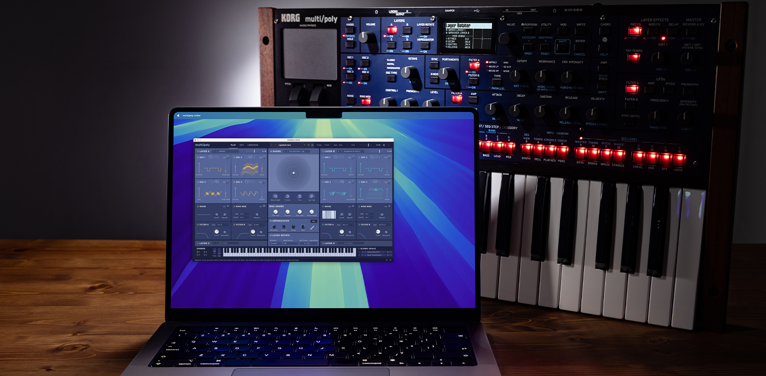 multi/poly native - ANALOG MODELING SYNTHESIZER | KORG (USA)