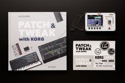 NTS-2 oscilloscope kit + PATCH u0026 TWEAK with KORG - MULTIFUNCTIONAL UTILITY  KIT + BOOK BUNDLE | KORG (USA)