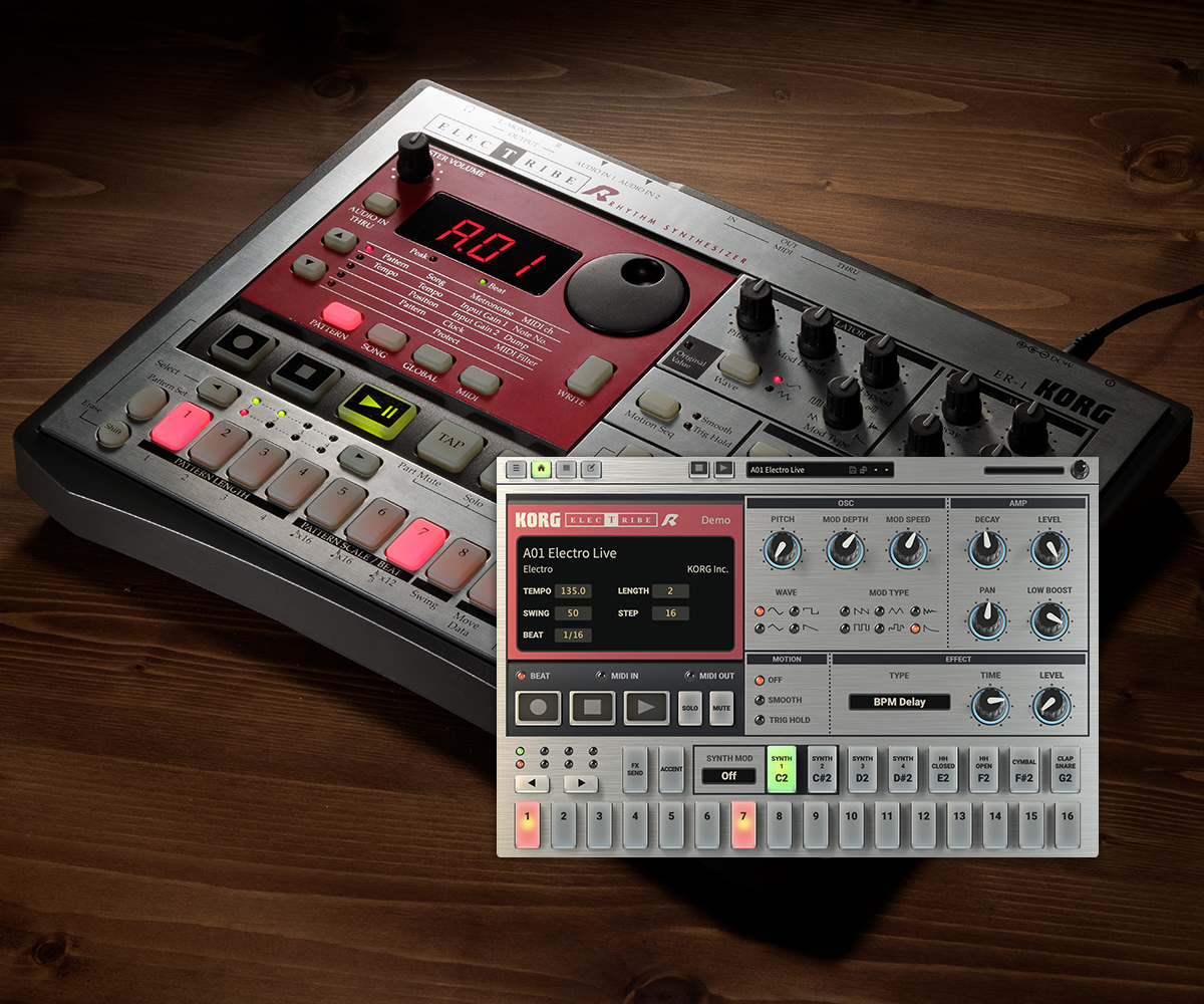 ELECTRIBE-R for Mac/Win - RHYTHM SYNTHESIZER | KORG (USA)