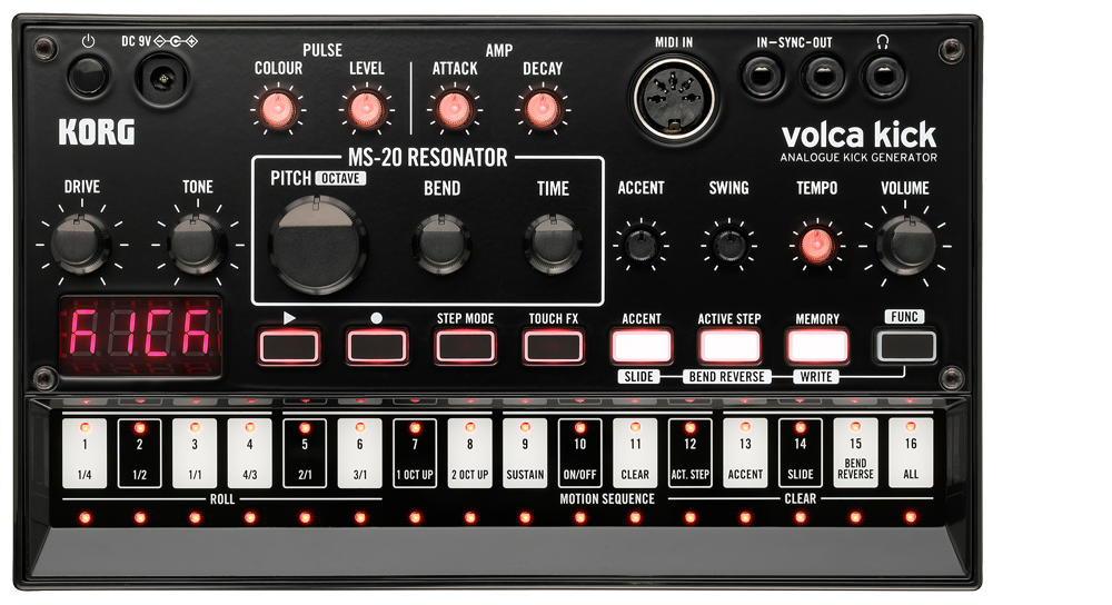 volca kick - ANALOGUE KICK GENERATOR | KORG (USA)